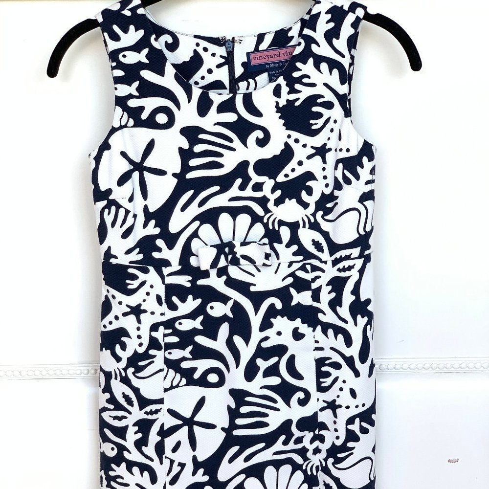 Vineyard Vines Girls Sea Life Vacation Dress